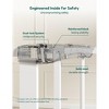 Babelio PressGuard P7 Baby and Pet Gate, Expandable Pressure Mounted No Drill Safety Gate for Stairs and Doorways - 3 of 4