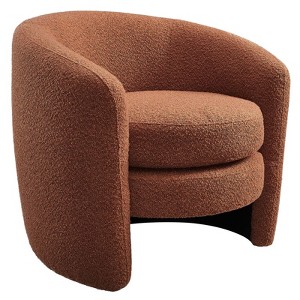 Modway Affinity Upholstered Boucle Fabric Curved Back Armchair - 1 of 4