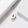 Initial Letter Charms for Women by Ginger Lyne | Italian Style Single Bracelet Charm for her | Sterling Silver Initial A for Charm Bracelet - 2 of 4