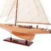 Endeavour Small Sailboat Model – 31 Inch Handcrafted Wooden Yacht By Old Modern Handicrafts - 2 of 4
