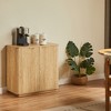 Lycvki 31.5'' Buffet Cabinet Sideboard with Storage Curved Wave Design - 4 of 4