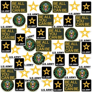 Army 50ct Vinyl Large Deluxe Stickers Variety Pack - 1 of 4