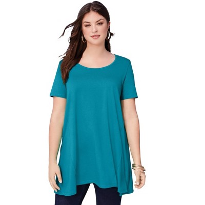 Roaman's Ultimate Scoopneck Swing Tunic