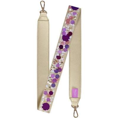 Packed Party Strap For Clear Cooper Crossbody Bag; Spirit Squad Confetti Strap For Women and Girls Fashion Purse, Handbag; Trendy for Ladies at