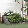 Aghana Digitals 3-Tier Fir Wood Raised Garden Bed with Draining Fabric, Tool-Free Assembly, - 2 of 4