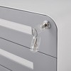 3 Drawer Mobile File Cabinet With Lock, Metal Under Desk Rolling Filing Cabinets, Fully Assembled 5-wheel Office Cabinet For Home Office Letter/A4 - 4 of 4