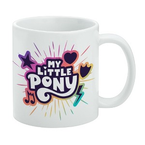 My Little Pony Make Your Mark Logo Ceramic Coffee Mug  Novelty Gift Mugs for Coffee  Tea and Hot Drinks  11oz  White - 1 of 4