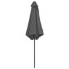vidaXL Garden Parasol Anthracite Aluminum 8.9 ft diameter - 4 of 4