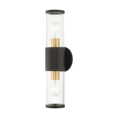 Livex Lighting Atlantic 2 - Light Wall Light in  Bronze/Antique Gold