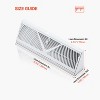VEVOR 15-Inch Floor Registers, 10-Pack Baseboard Registers,HVAC Heavy-Duty Walkable Iron Floor Vents, Rustproof Anti-Peeling Air Vents Deflector,White - 3 of 4