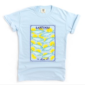 Simply Sage Market Sardines In Olive Oil Garment Dyed Tee - 1 of 4