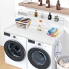 VEVOR Washer Dryer Countertop with 2-Tier Shelf, 54" x 27" Wooden Washer and Dryer Countertop with Anti-Slip Pads, Water-Resistant,White - 2 of 4