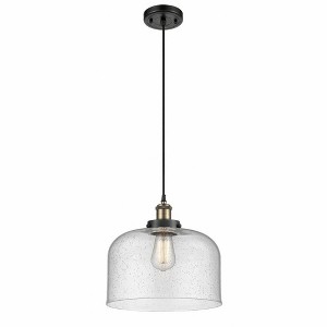Bell - 1 Light Cord Hung Mini Pendant In Industrial Style-11.38 Inches Tall and 12 Inches Wide - 1 of 1