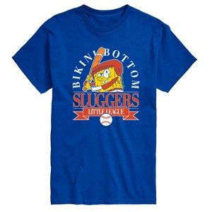 Men's - Spongebob Squarepants - Baseball Bikini Bottom Sluggers Little League Short Sleeve Graphic T-Shirt - 1 of 4