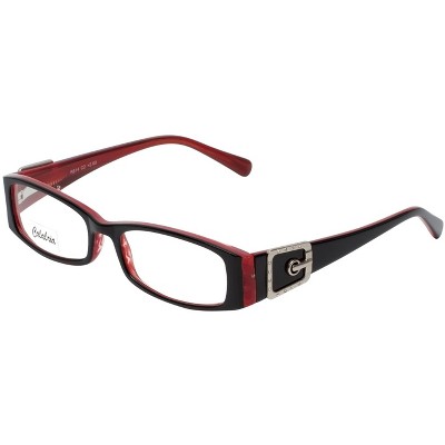 Calabria 814 Designer Acetate Reading Glasses in Ebony/Blue Light Filter & A/R +3.00 134mm Frame/57mm Lens Width