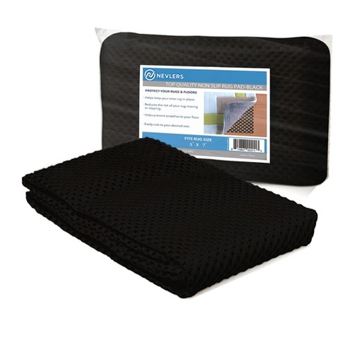 Mockins 3' x 5' Non Slip Rug Pad Gripper Mat | Protective & Customizable - White