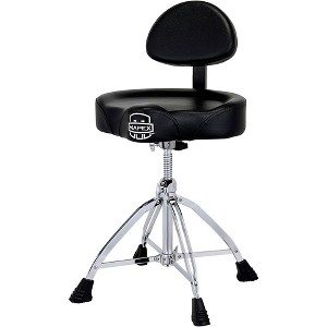 Mapex Saddle Top Drum Throne With Backrest and Double-Braced Quad Legs - 1 of 1