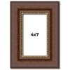 PosterPalooza | Photo Size Traditional Brown Picture Frame - UV Acrylic, Foam Board Backing, Hanging Hardware - 2 of 4