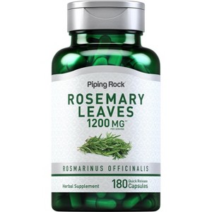 Piping Rock Rosemary Leaves 1200mg | 180 Capsules - 1 of 4