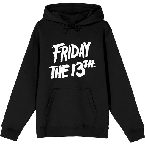 Black Hoodie Friday The 13th 3d Logo For Men Target