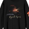 Harry Potter Hogwarts Express Women's Black Crew Neck Sweatshirt - 2 of 4