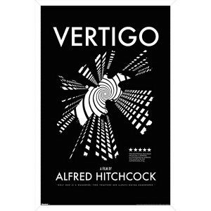 Trends International Alfred Hitchcock - Vertigo (1958) Framed Wall Poster Prints - 1 of 4