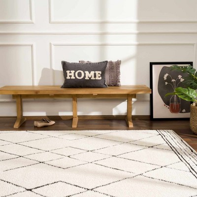 Hauteloom Keone Black & White Area Rug