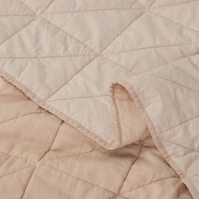 Chai Cotton Linen King Quilt with Polyester Batting