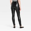 Women's Everyday High-Rise Skinny Faux Leather Pants - Universal Thread™ Black - 2 of 3