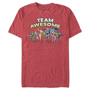 Men's Justice League Team Awesome Perspective T-Shirt - 1 of 4