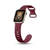 HTUTWOO Apple Watch Band 38mm 40mm 41mm, Leopard Pattern Soft Silicone Strap Compatible with iWatch Series 10 9 8 7 6 5 4 3 2 1 Ultra,Green - 3 of 4
