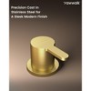 YAWWALK Waterfall Widespread 8 in Bathroom Faucet, Double Handle - 3 of 4