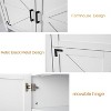 6-Tier Bookshelf with Door & Drawer Storage, Farmhouse Cabinet Bookcase with Adjustable Shelves for Living Room, Bedroom, Kitchen,White - 4 of 4