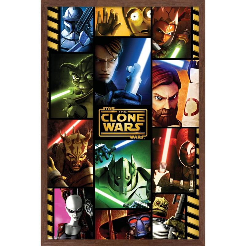 Trends International Star Wars: The Clone Wars - Grid Framed Wall Poster Prints, 1 of 7