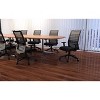 Linear Mesh Task Chair Black - Boss Office Products: Synchro-Tilt, Adjustable Arms, 275lbs Capacity - 2 of 4