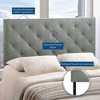 Modway Theodore Queen Upholstered Fabric Headboard - 2 of 3