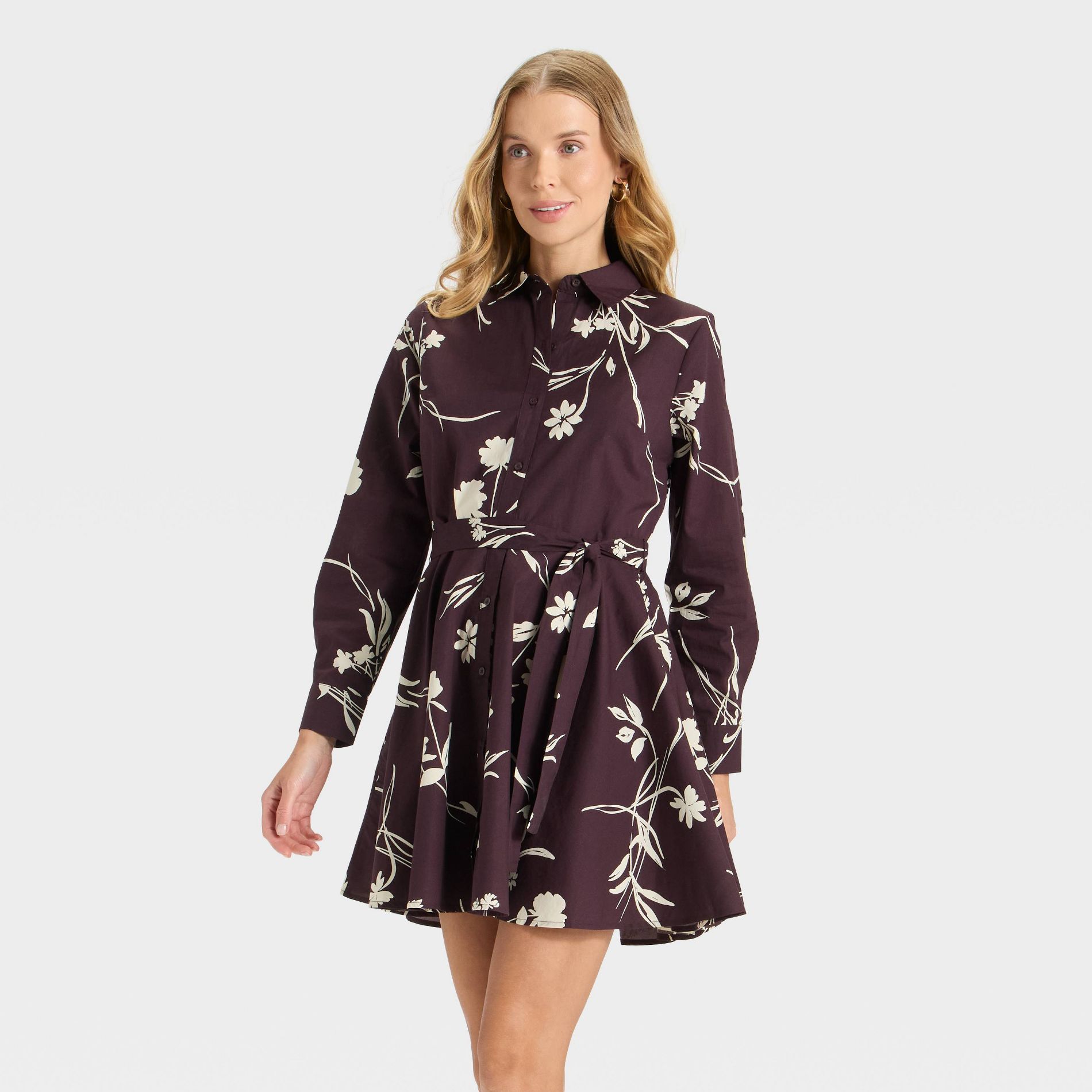 Women's Button-Down Shirt Dress - A New Day™