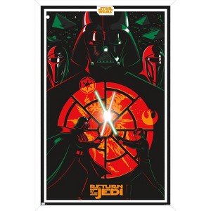 Trends International Star Wars: Return of the Jedi - Duel Framed Wall Poster Prints - 1 of 4