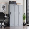 Mlezan 71" Metal Locker: Steel Storage for Bedroom, Gym, School, Office, or Garage.Ideal for Employee or Personal Use. - 2 of 4