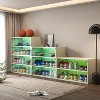 Vynxaria Off-White Shoe Display Cabinet with Glass Doors for Sneakers - 4 of 4