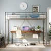 Karl Home Loft Bed Twin Full Queen Size with Flat Rungs for Adults, Kids and Young Teens, No Box Spring Required - 2 of 4