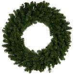 Northlight 30" Prelit LED Battery Operated Canadian Pine Artificial Christmas Wreath - Multi Lights