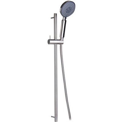 ALFI AB7938-BN Brushed Nickel Sliding Rail Hand Held Shower Head Set with Hose