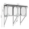 Window Catio for Indoor Cats,Outdoor Cat Enclosure for Sliding Windows,Wall Mounted Wooden Cat House with Mesh Panels - LAOTIES - 4 of 4
