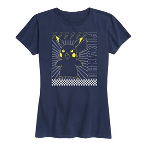 Women's - Pokémon - Pikachu Electric Bolt Short Sleeve Graphic T-Shirt - 1 of 4