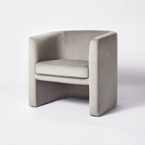 Target gray accent store chair