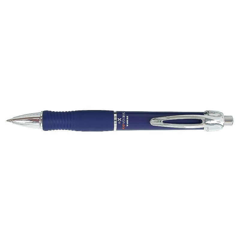 Zebra GR8 Retractable Gel Pen Blue nk Medium Dozen 42620, 2 of 4