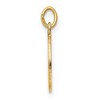 Black Bow Jewelry 14k Yellow Gold 12mm Confirmation Disc Charm - 2 of 4