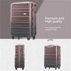 BEAFUP Set of 3 Luggage, ABS Hardshell Hardside Lightweight Durable Suitcase sets, Spinner Wheels Suitcase with TSA Lock 20''24''28'' - 4 of 4