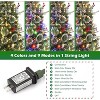 4.5ft Tall Artificial Christmas Tree with 150 Two-Color LED Lights, with Snowflake Berries, Perfect Christmas Decoration for Holiday Party - 4 of 4
